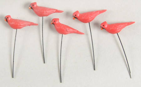 General Village Accessories Cardinal Christmas Cardinals - With Box Bx937