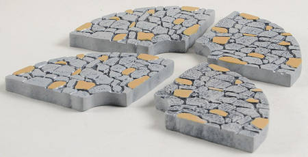 General Village Accessories Limestone Road, Curved - With Box Bx941