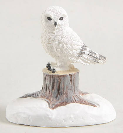 General Village Accessories White Christmas Owl - With Box Bx932