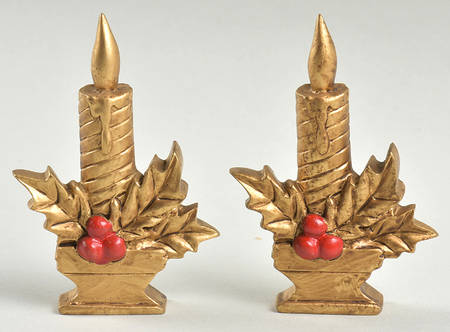 General Village Accessories Candle Greetings Set Of 2 - With Box Bx950
