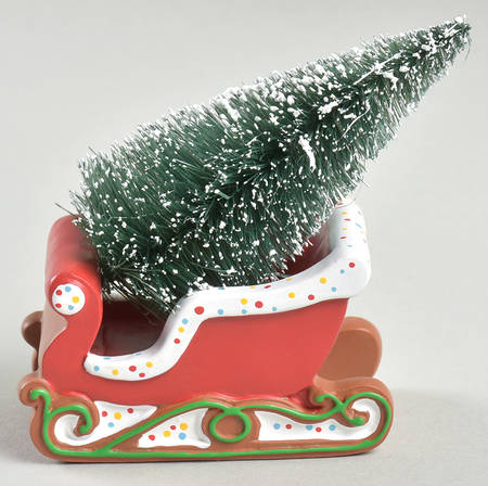 Gingerbread Lane - North Pole Gingerbread Christmas Sleigh - Boxed