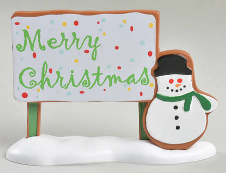 Gingerbread Lane - North Pole Gingerbread Christmas Billboar - Boxed