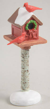 General Village Accessories Cardinal Christmas Bird Feeder - With Box Bx956