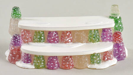 General Village Accessories Gumdrop Park Steps - With Box Bx977