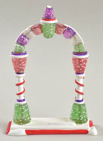 General Village Accessories Gumdrop Park Archway - With Box Bx976