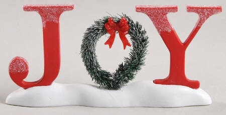 General Village Accessories Outdoor Holiday Joy - With Box Bx964