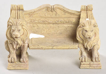 General Village Accessories Camden Lion Bench - No Box