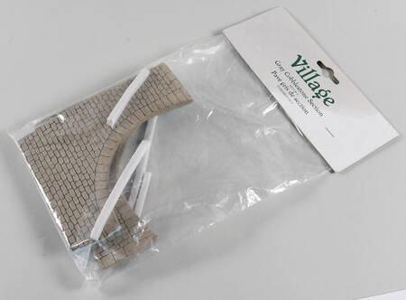 General Village Accessories Gray Cobblestone Tunnel - With Box Bx342