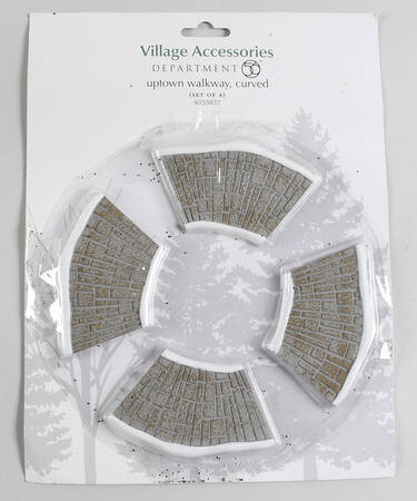 General Village Accessories Uptown Walkway - Curved - With Box Bx745