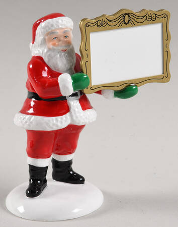 General Village Accessories Village Santa Sign - Bx415 With Box