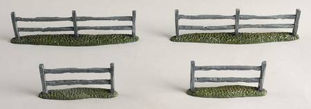 General Village Accessories Split Rail Fence  - With Box-Bx564