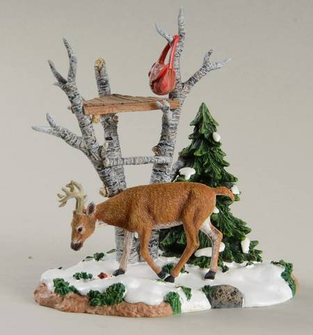 General Village Accessories Deer In The Woods - With Box Bx396