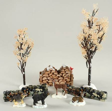 General Village Accessories Woodland Landscape Set - Boxed