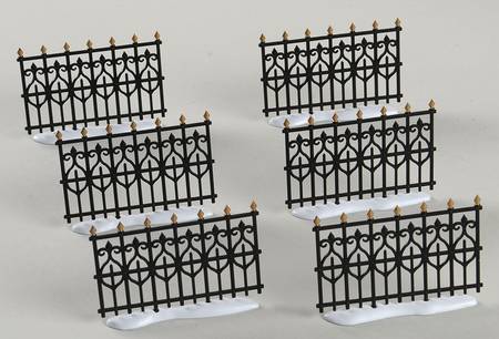 General Village Accessories Victorian Wrought Iron Fence Extensions - No Box
