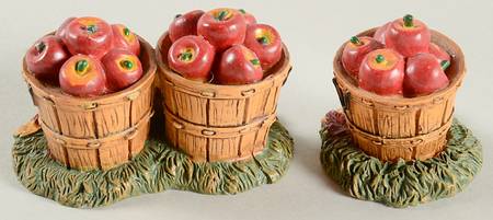 Harvest Collection Accessories Harvest Fields Apples, Set/2 - Boxed