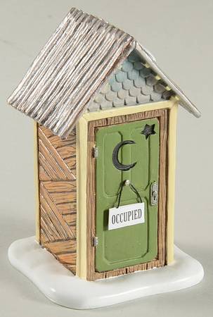General Village Accessories Woodland Outhouse - With Box Bx795