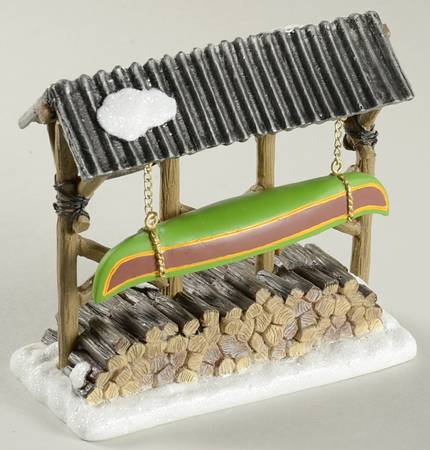 General Village Accessories Woodland Canoe Shelter - With Box Bx794