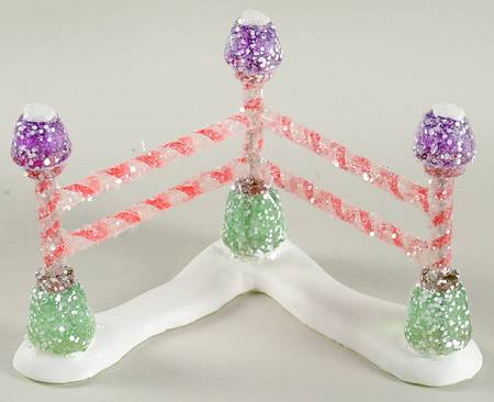 General Village Accessories Gumdrop Park Corner Fence - With Box Bx791