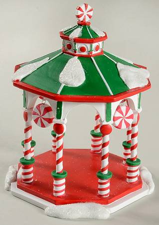 General Village Accessories Peppermint Gazebo - With Box Bx790