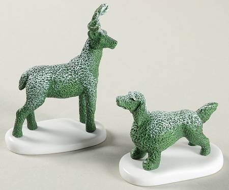 General Village Accessories Tudor Gardens Animal Topiaries - With Box Bx786