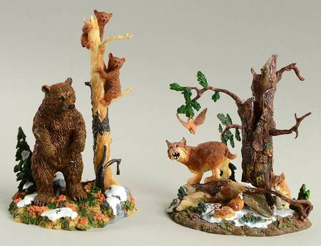 General Village Accessories Rocky Mountain Wildife - Boxed
