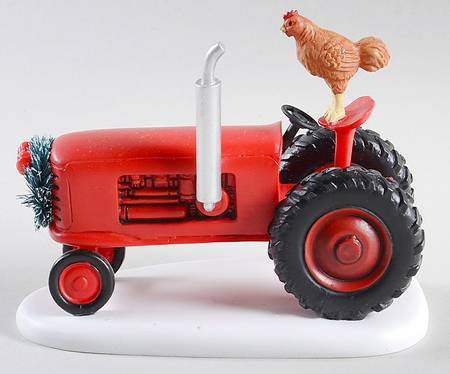 General Village Accessories Mistletoe Farm Tractor - With Box Bx837