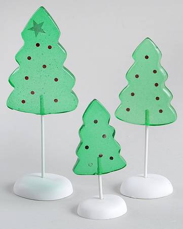 General Village Accessories Candy Corner Trees - With Box Bx829
