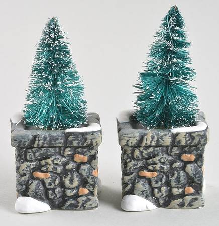 General Village Accessories Limestone Topiaries - With Box