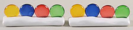 General Village Accessories Candy Corner Curbs - With Box Bx875