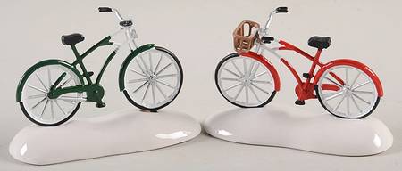 General Village Accessories Christmas Bikes - Nb854, No Box