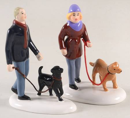 General Village Accessories Taking The Girls For A Walk - With Box Bx849