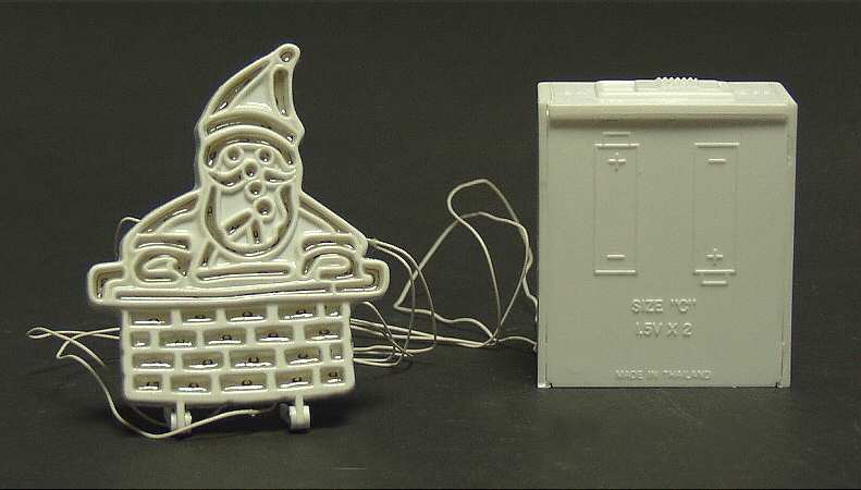 General Village Electrical Santa In Chimney Brite Lites - Boxed
