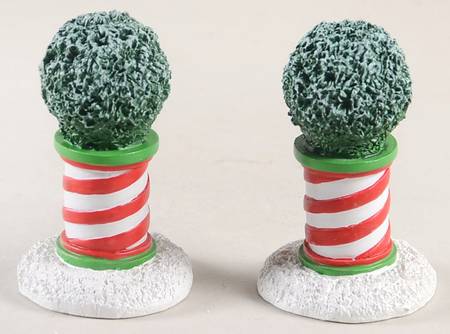 General Village Accessories Peppermint Planters - With Box Bx855