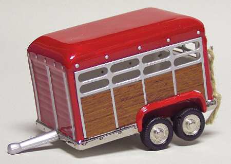 Buck's County-Snow Village Buck's County Horse Trailer - With Box