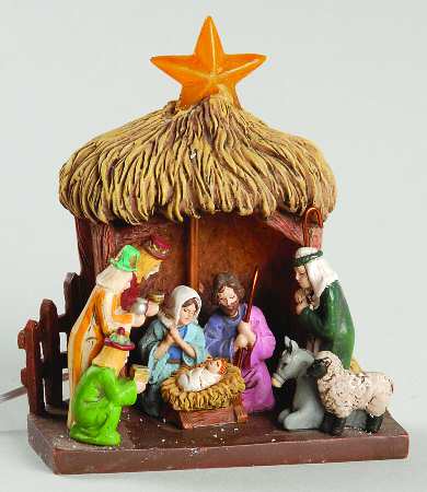 General Village Accessories Nativity Creche - Boxed