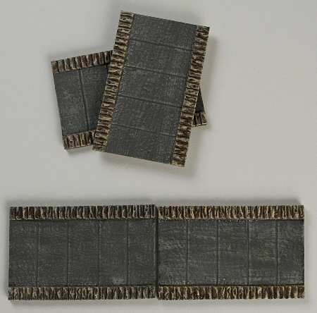 General Village Accessories Brick Edged Sidewalk-Set Of 4 - Boxed