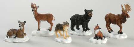 General Village Accessories Woodland Wildlife Animals - With Box Bx359