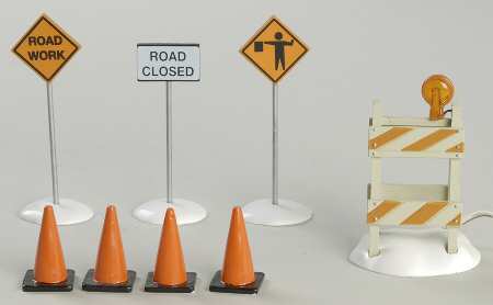 General Village Accessories Village Construction Zone - Boxed