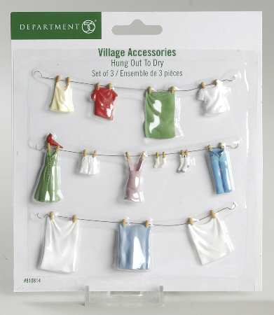 General Village Accessories Hung Out To Dry - Box