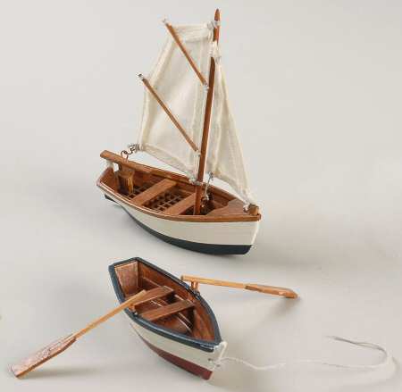 General Village Accessories Village Boats - Bx411 With Box