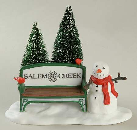 General Village Accessories Village Park Bench-Salem Creek - With Box 517a