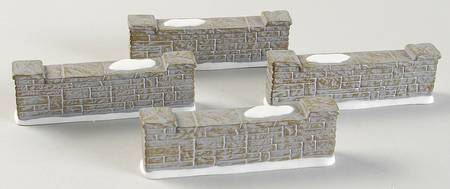General Village Accessories Uptown Wall Set Of 4 - With Box Bx671