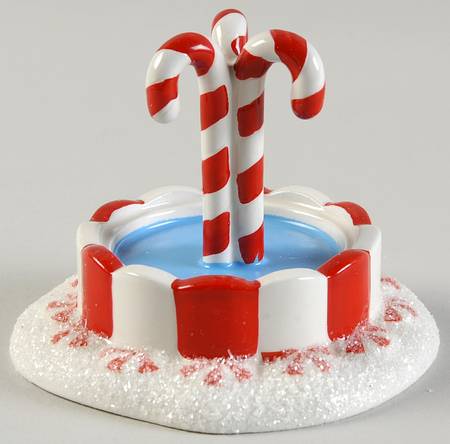 General Village Accessories Peppermint Fountain - With Box Bx664