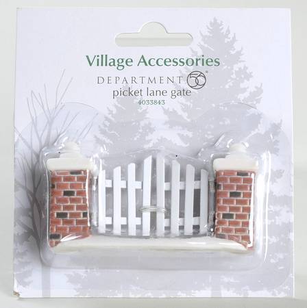 General Village Accessories Picket Lane Gate - With Box Bx741