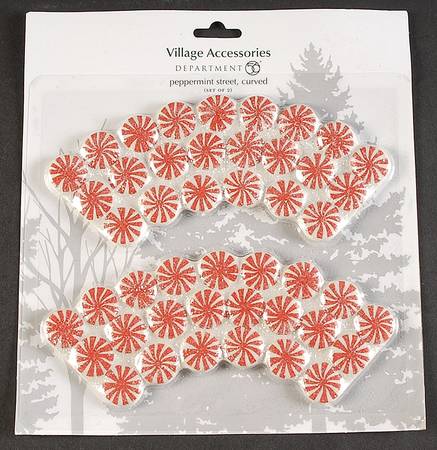 General Village Accessories Peppermint Street Curved - Nb663, No Box