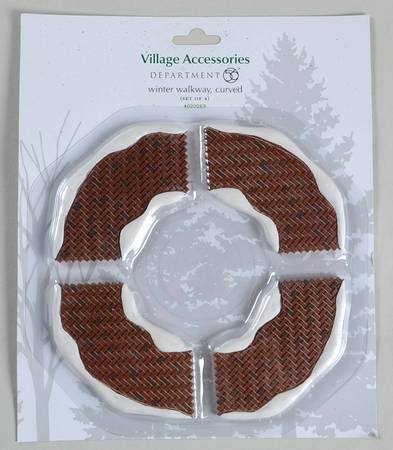 General Village Accessories Winter Walkway--Curved - With Box