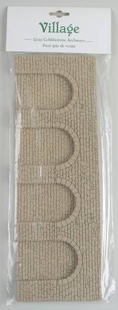 General Village Accessories Gray Cobbleston Archway - With Box Bx341