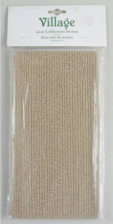 General Village Accessories Gray Cobblestone Section - With Box Bx340