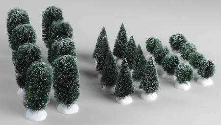 General Village Tree Accessories Frosted Shrubbery - No Box by Department 56