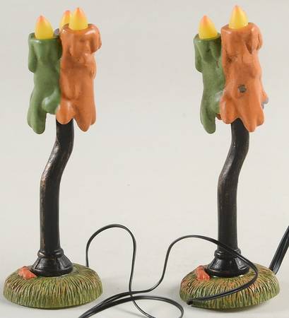Snow Village Halloween Wicked Wax Lamps - Boxed